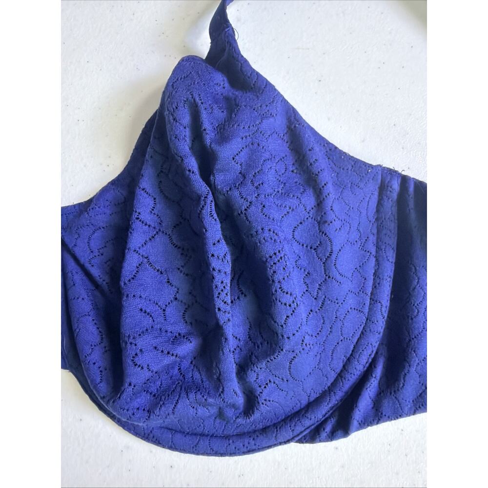 Wacoal 855345 Underwire inside job side support full T-Shirt Bra 36DDD blue - Picture 6 of 16